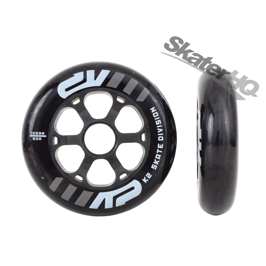 K2 Urban 100mm/90a 4pk - Black Inline Rec Wheels