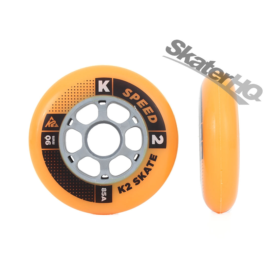 K2 Speed 90mm/85a 4pk - Orange Inline Rec Wheels