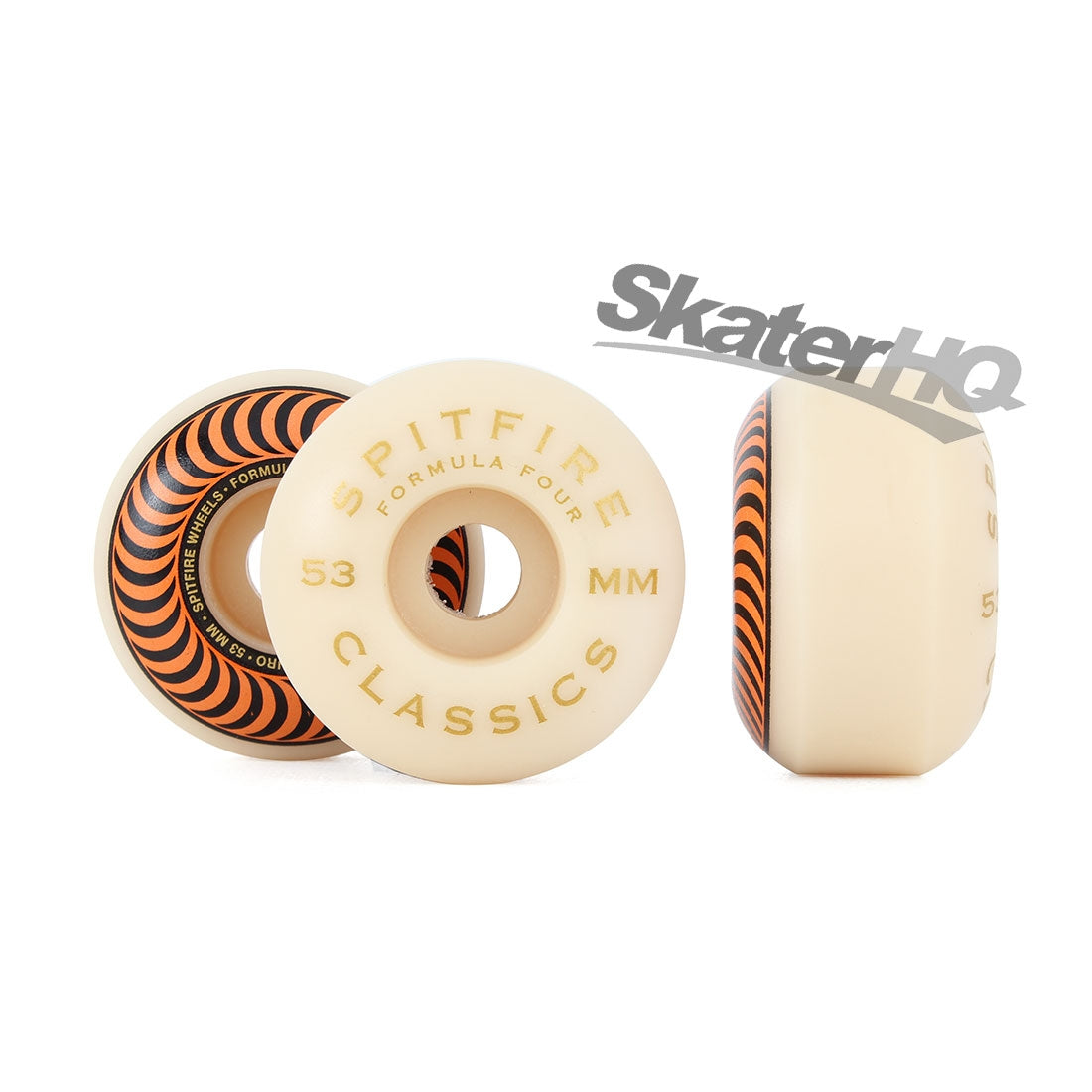 Spitfire Form Four 53mm 101A Classic Swirl - Orange Skateboard Wheels