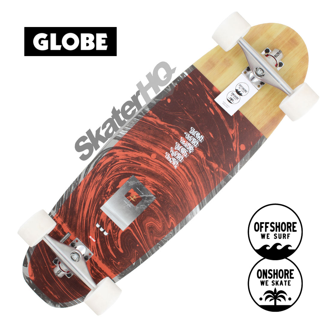 Globe Costa On Shore Low Tide Complete Skateboard Compl Carving and Specialty