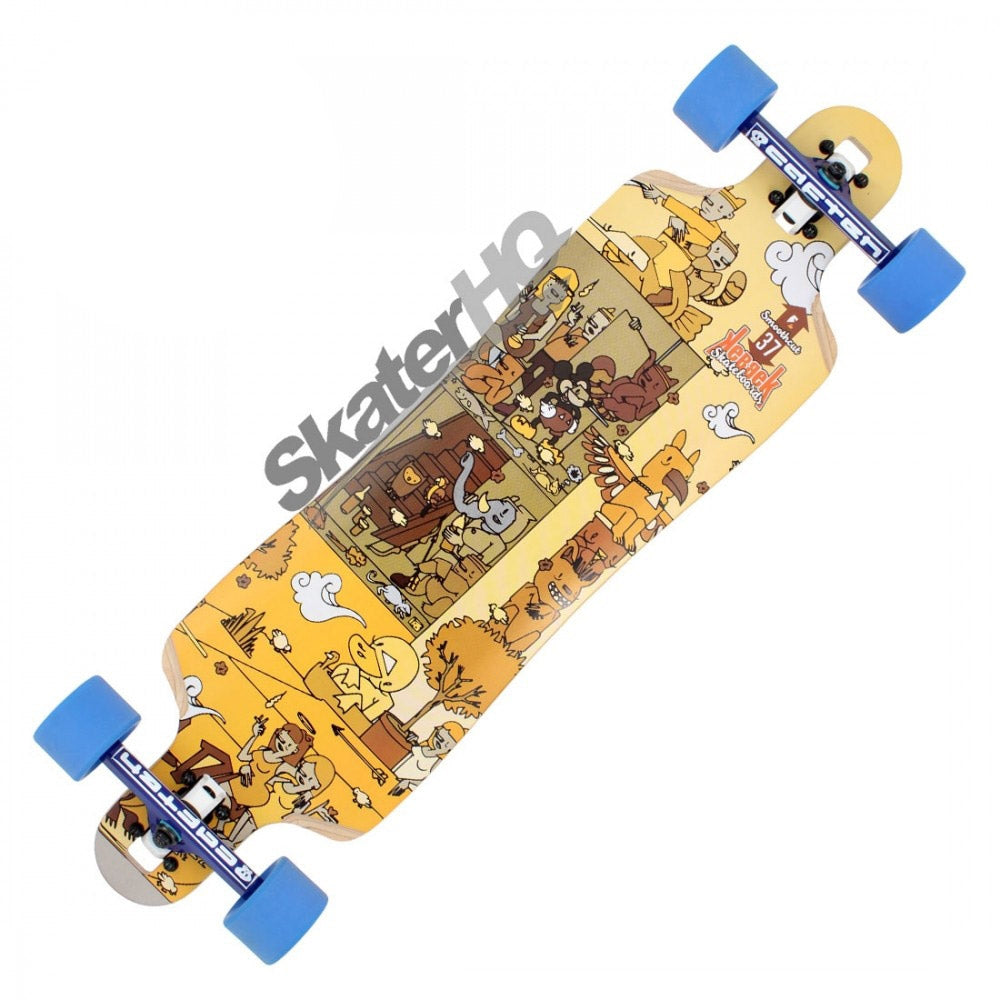 Kebbek Smoothcut 37 Skate House Complete Skateboard Completes Longboards