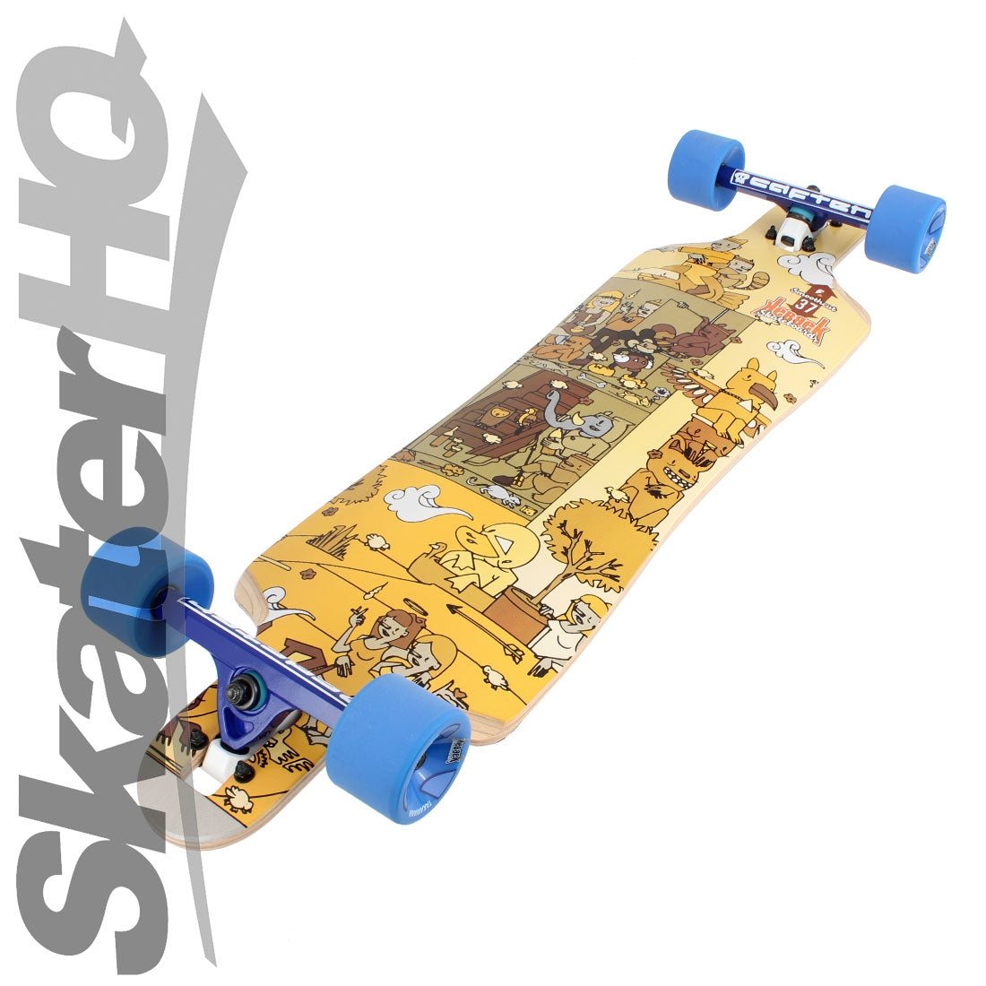 Kebbek Smoothcut 37 Skate House Complete Skateboard Completes Longboards
