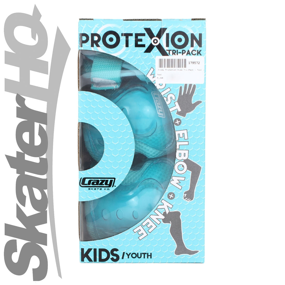 Crazy ProteXion Kids Tri-Pack - Teal Protective Gear