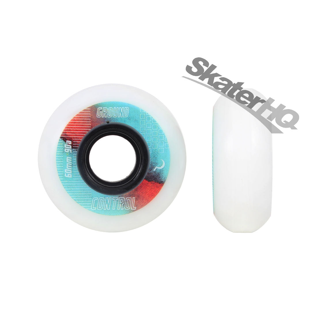 Ground Control CM 60mm/90a 4pk - White Inline Aggressive Wheels