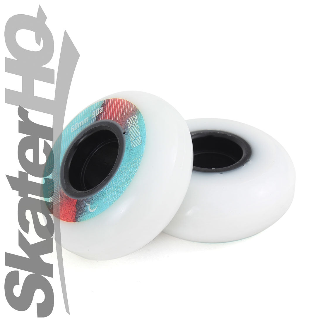 Ground Control CM 60mm/90a 4pk - White Inline Aggressive Wheels