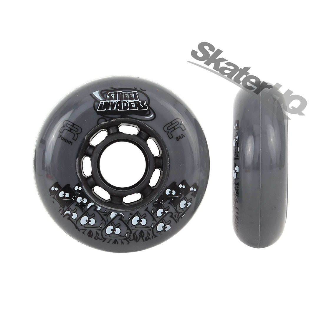 FR Street Invader 76mm 84a 4pk - Grey Inline Rec Wheels