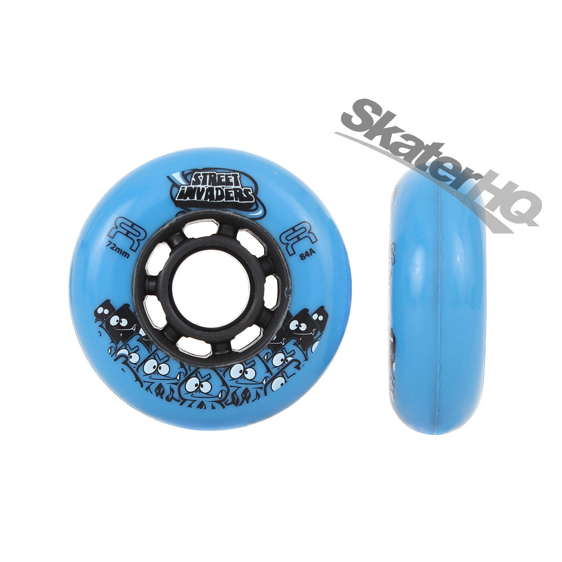 FR Street Invader 72mm 84a 4pk - Blue Inline Rec Wheels