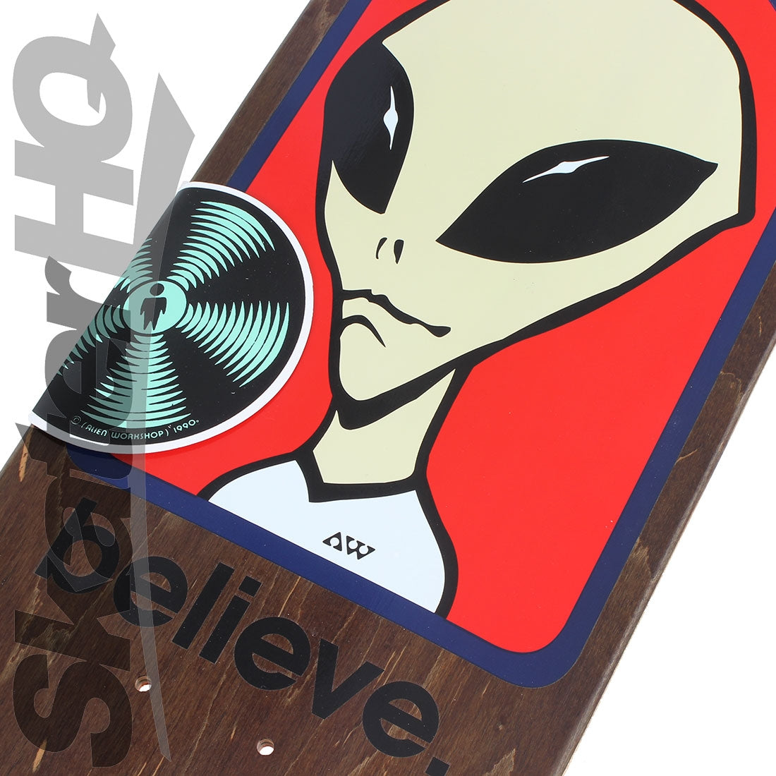 Alien Workshop Believe 8.0 Deck - Brown Skateboard Decks Modern Street