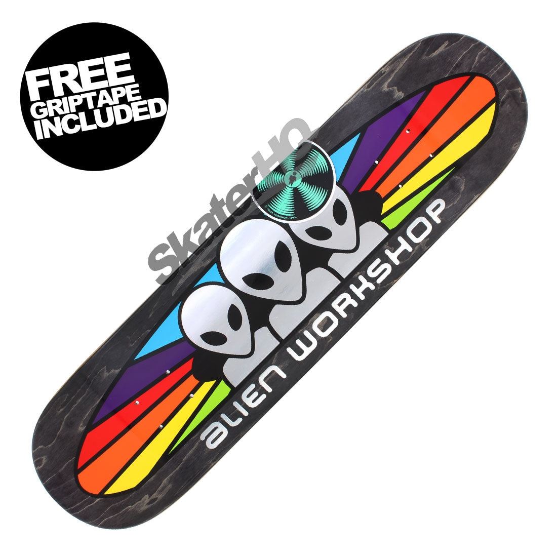 Alien Workshop Spectrum Foil 8.0 Deck - Black Skateboard Decks Modern Street