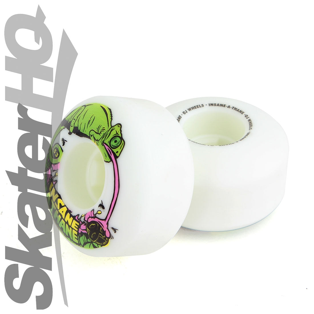 OJs Lizards 53mm/101A 4pk - White Skateboard Wheels