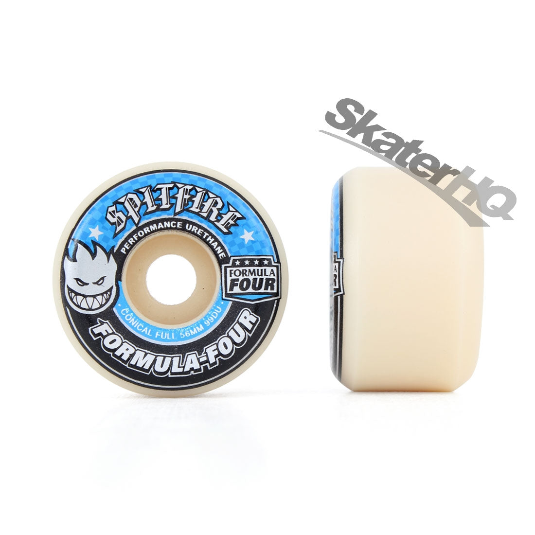 Spitfire Form Four 56mm 99A Conical Full - Blue Skateboard Wheels