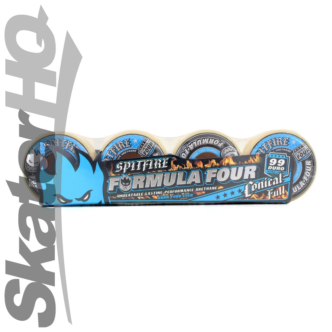 Spitfire Form Four 56mm 99A Conical Full - Blue Skateboard Wheels