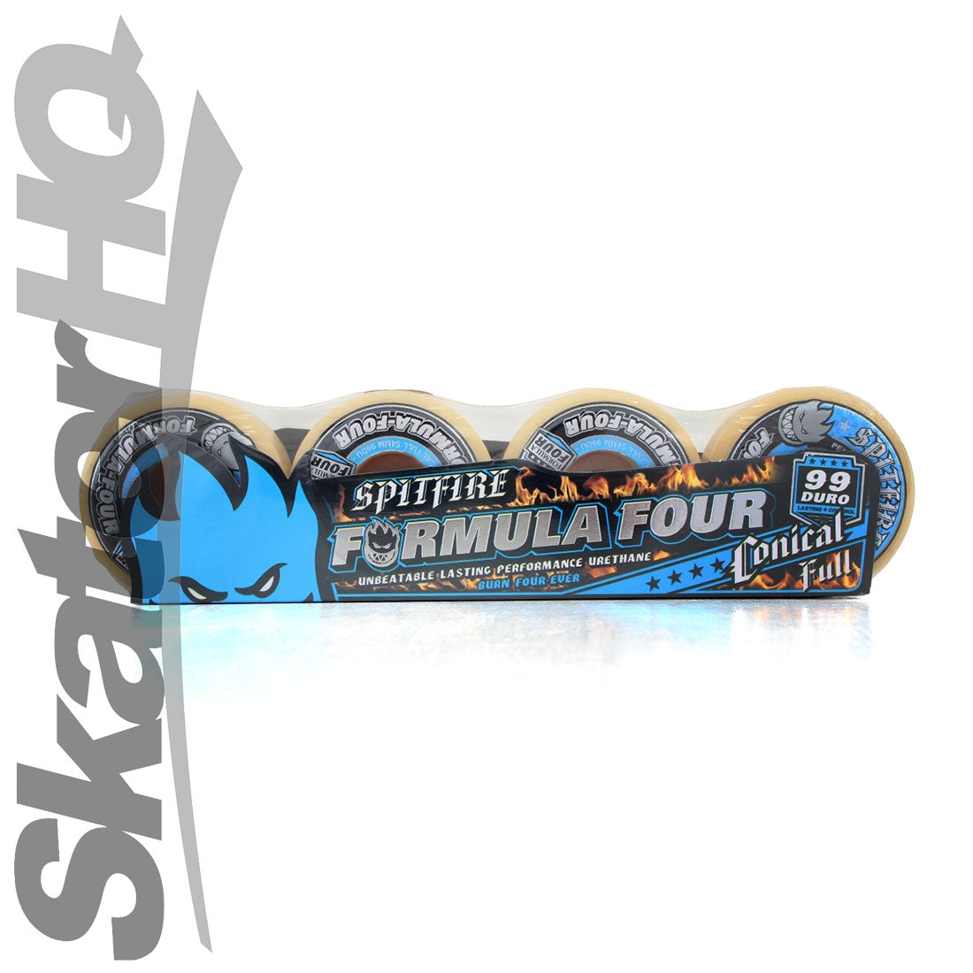 Spitfire Form Four 54mm 99A Conical Full - Blue Skateboard Wheels
