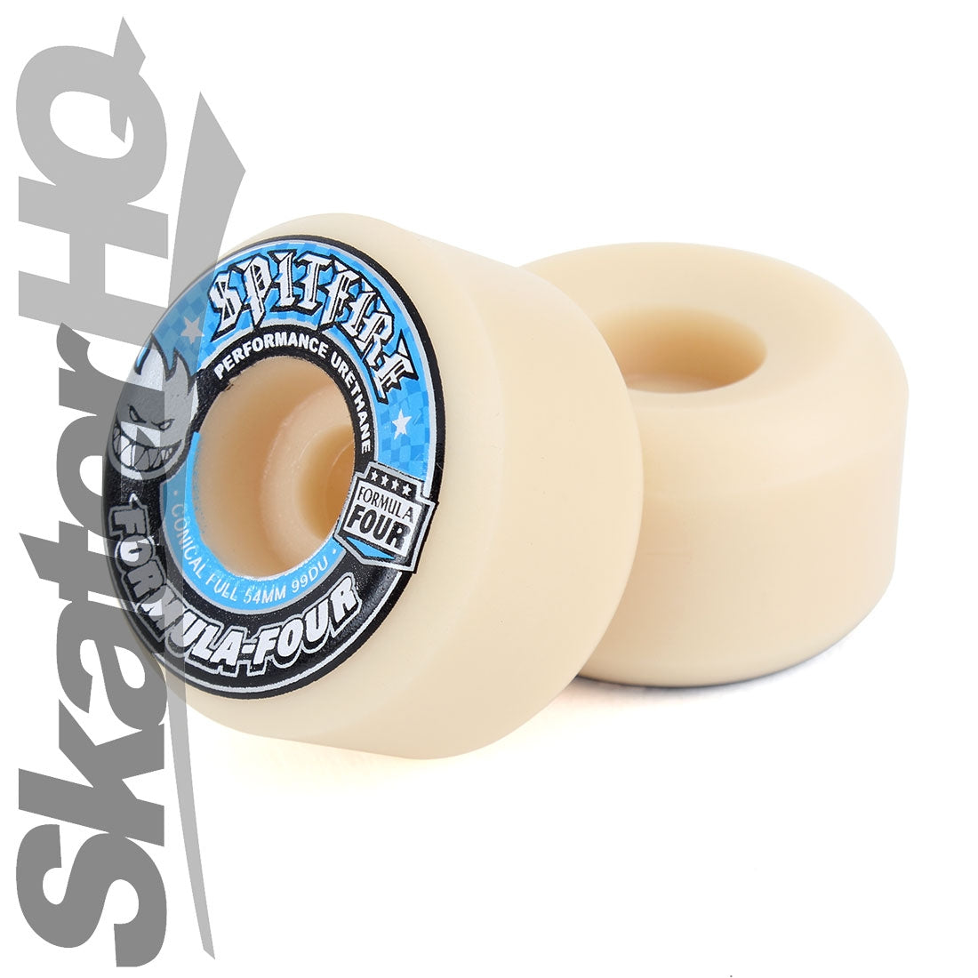 Spitfire Form Four 54mm 99A Conical Full - Blue Skateboard Wheels