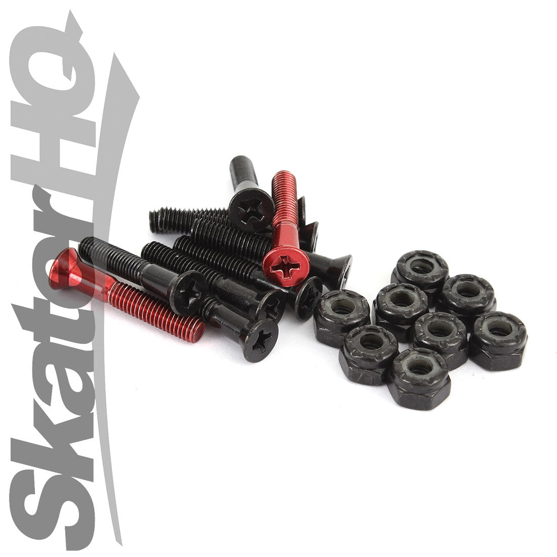 Thunder 1.125inch Bolts - Red Skateboard Hardware and Parts