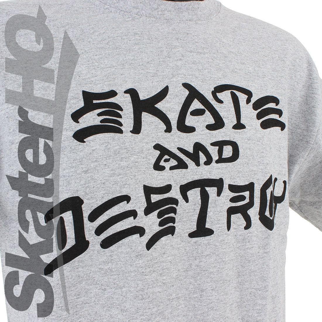 Thrasher Skate and Destroy T-Shirt - Grey - Medium Apparel Tshirts