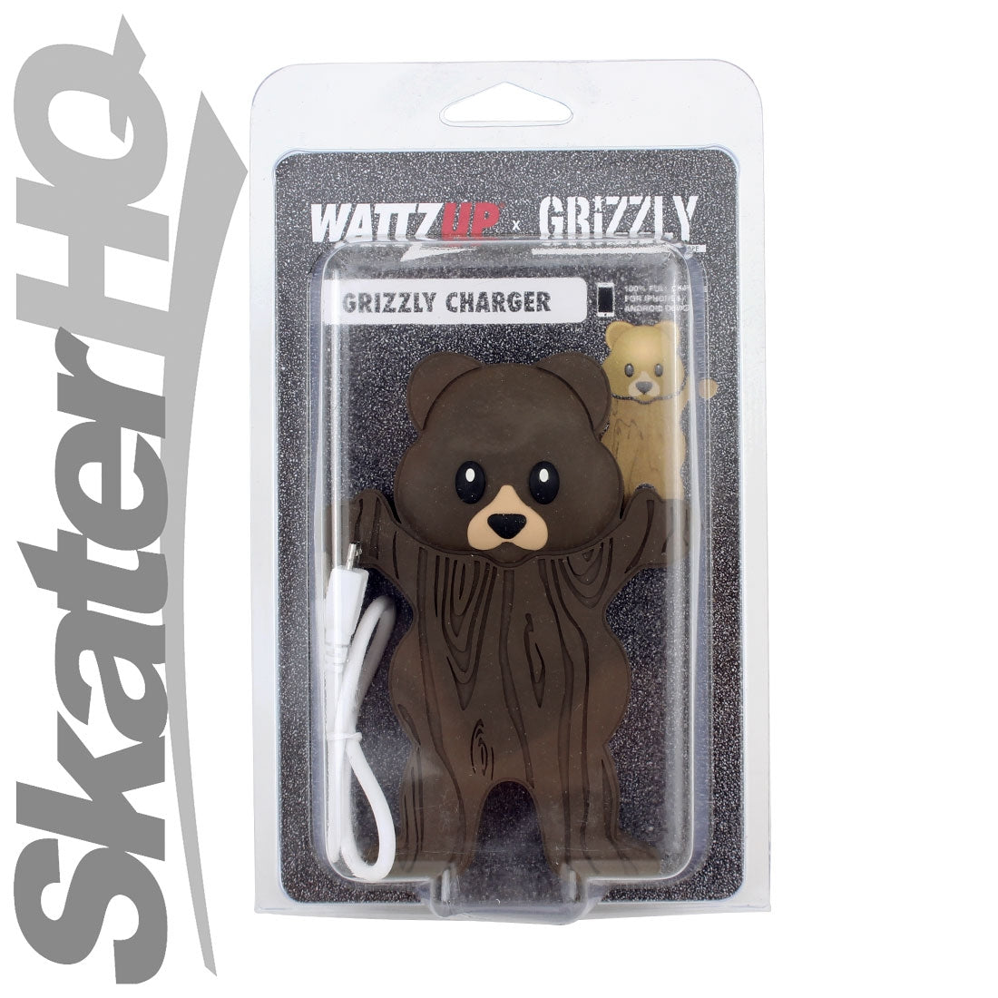 Grizzly X Wattzup Phone Charger Skateboard Accessories