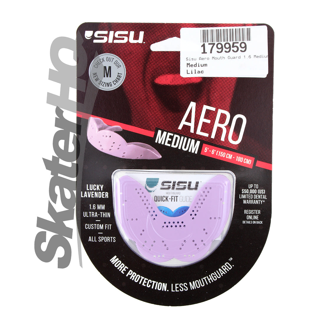 SISU AERO Mouthguard 1.6 Medium - Lucky Lavender Protective Mouthguards