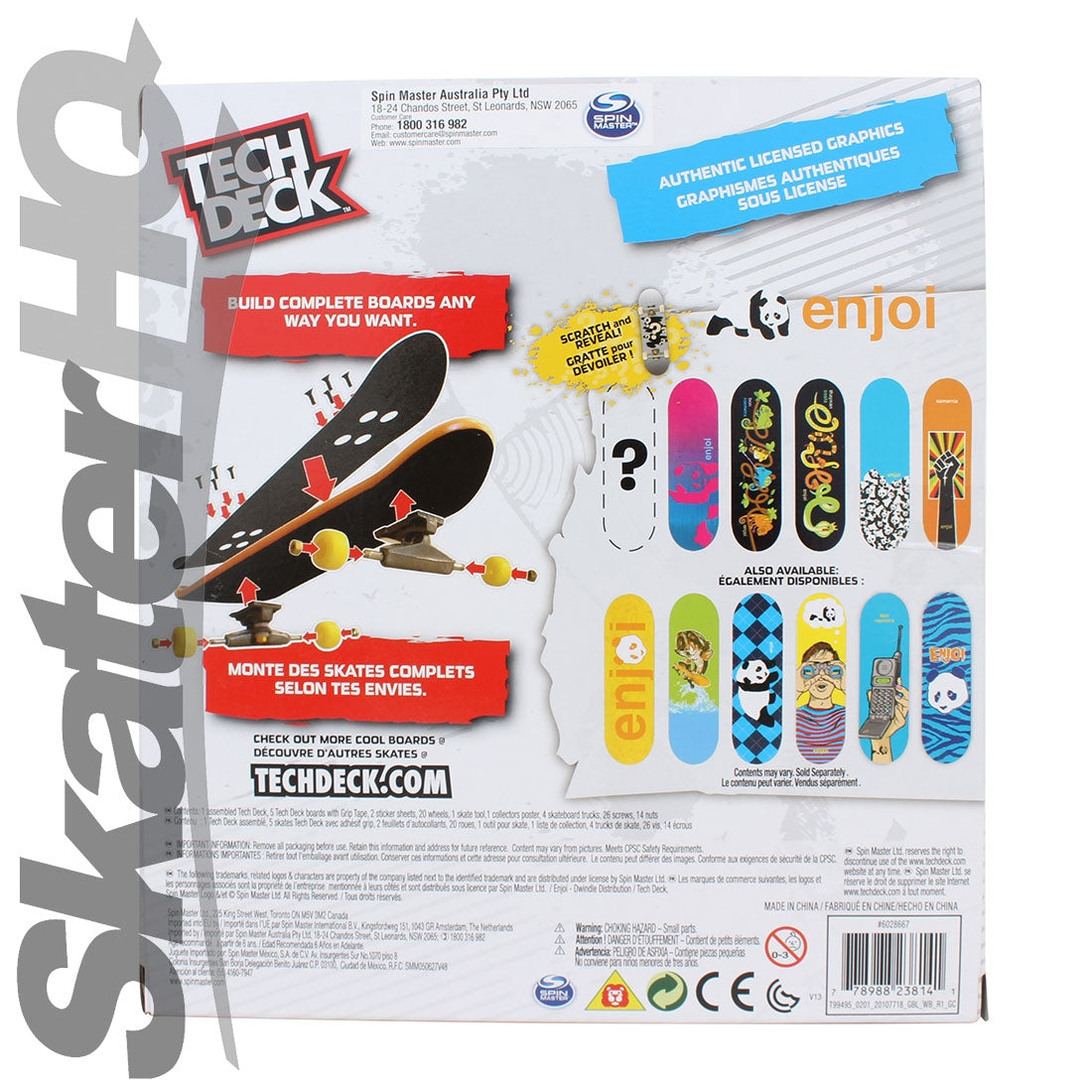 Tech Deck Sk8shop Pack - Enjoi Skateboard Accessories