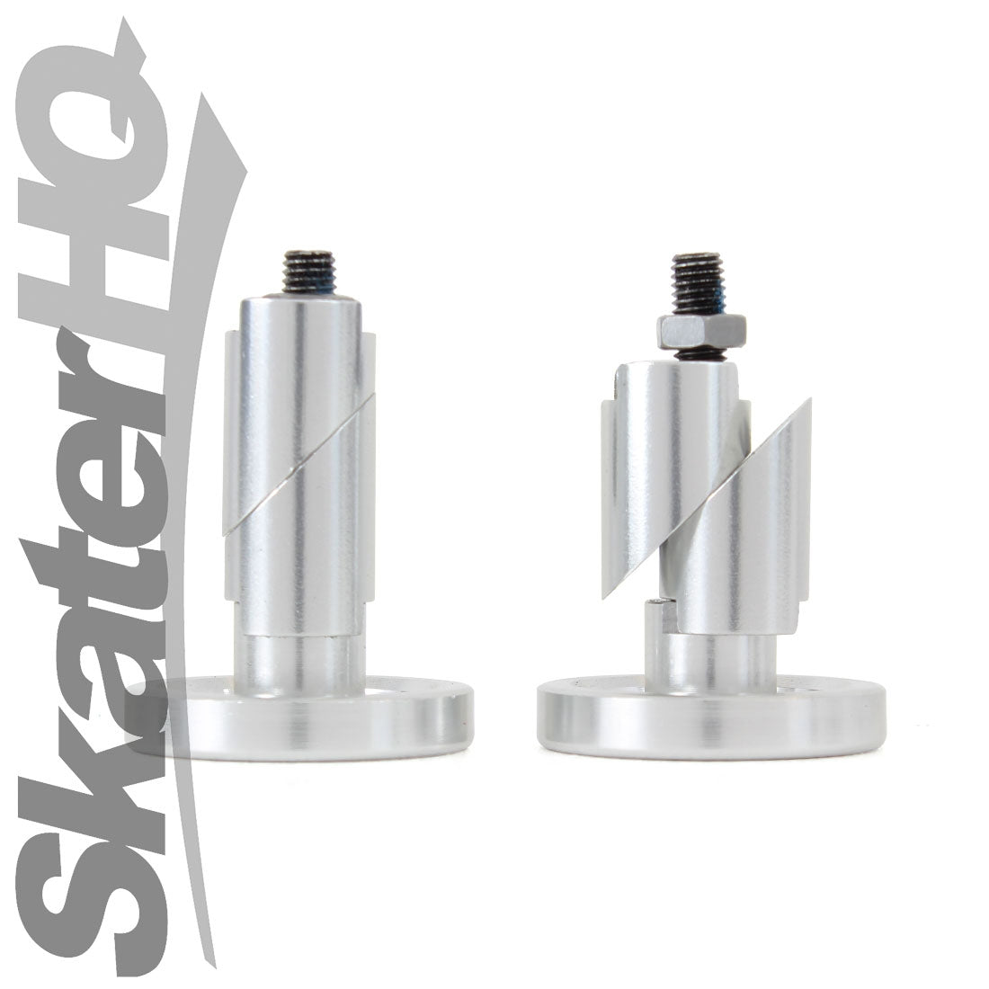 Envy Alloy Bar End Pair - Silver Scooter Hardware and Parts
