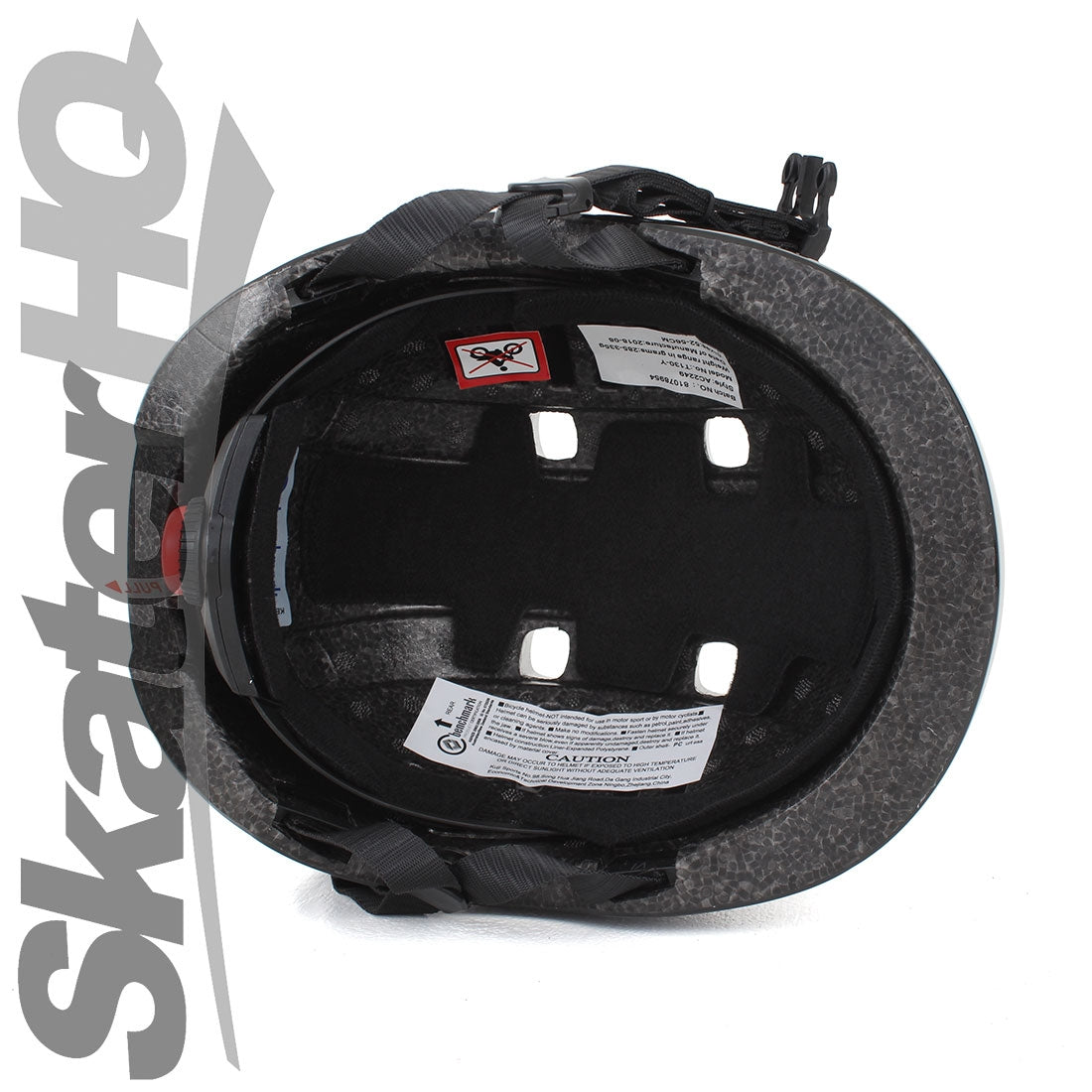 Micro Black Gloss LED Helmet - Small Helmets