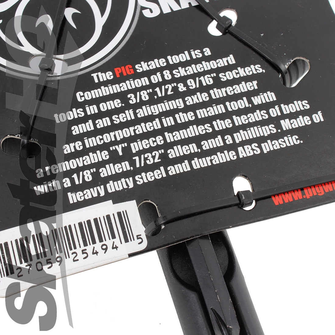 PIG Rethreading Y-Tool - Black Skate Tool