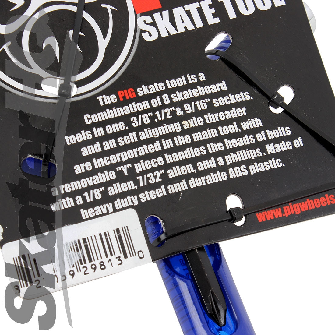 PIG Rethreading Y-Tool - Trans Blue Skate Tool