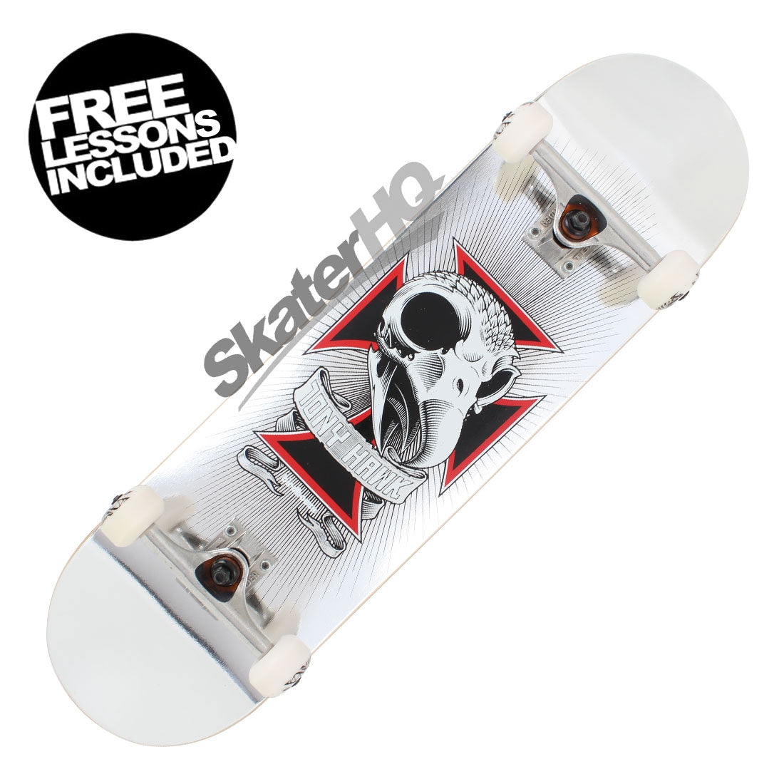 Birdhouse Hawk Skull 2 Chrome 8.25 Complete Skateboard Completes Modern Street