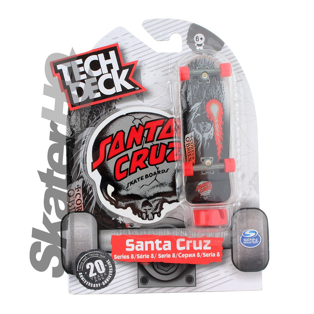 Tech Deck S8 - Santa Cruz - O Brien Reaper Skateboard Accessories
