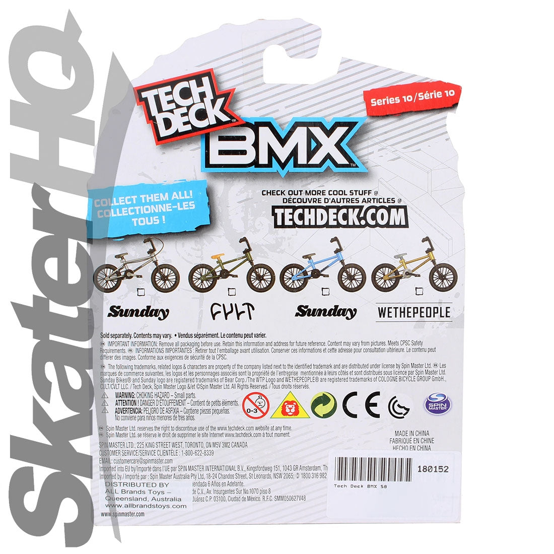 Tech Deck BMX S10 - Sunday Silver Skateboard Accessories