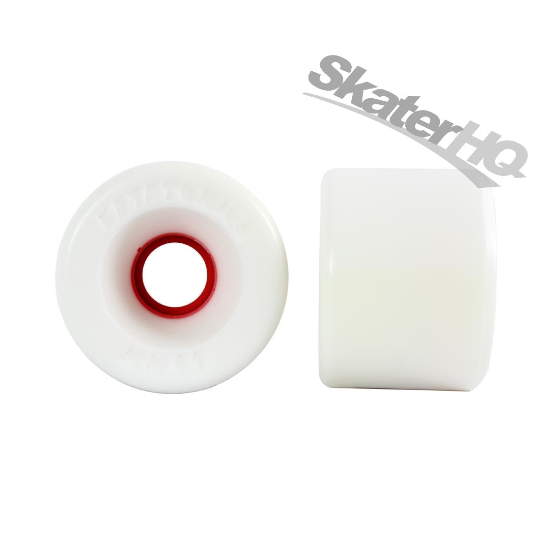 Kryptonics Startrac 55mm 4pk - White/Red Skateboard Wheels