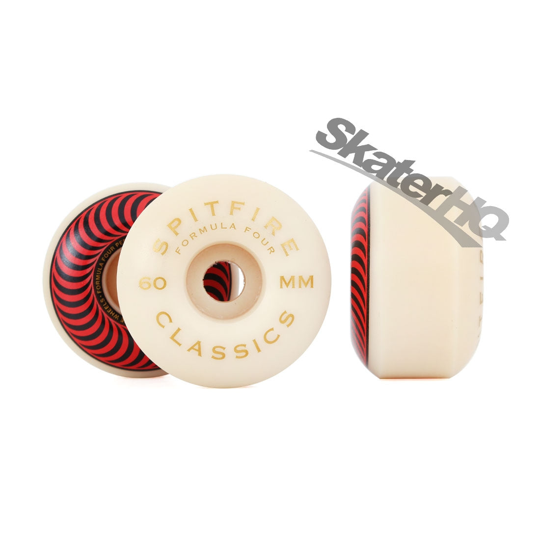 Spitfire Form Four 60mm 101A Classic Swirl - Red Skateboard Wheels