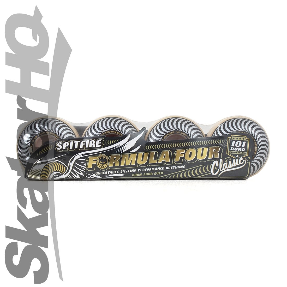 Spitfire Form Four 54mm 101A Classic Swirl - Silver Skateboard Wheels