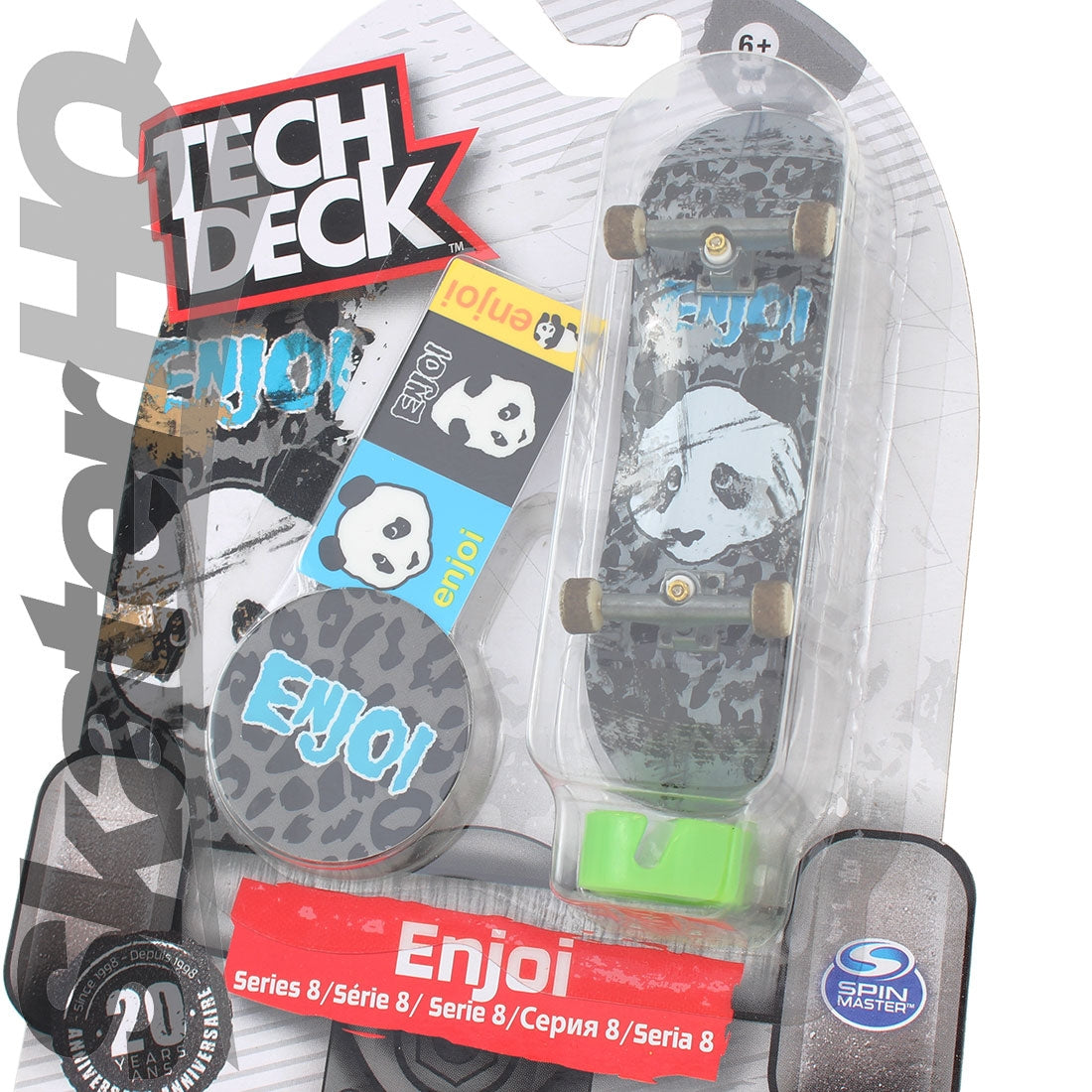 Tech Deck Series 8 - Enjoi - Panda Scratch Skateboard Accessories
