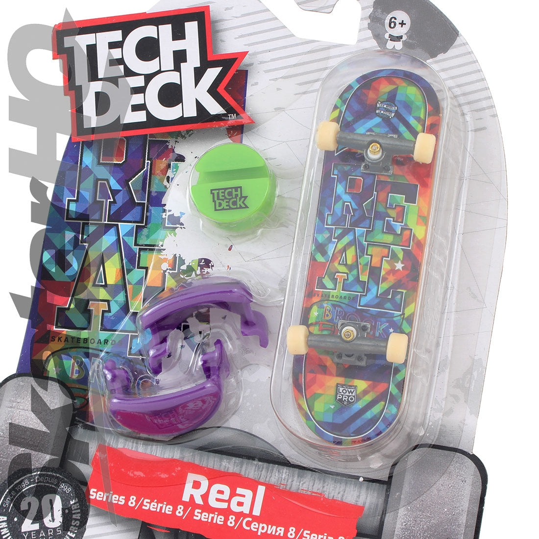 Tech Deck Series 8 - Real - Brock LowPro Skateboard Accessories