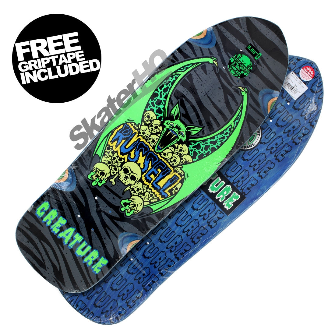 Creature Russell Origins 9.89 Deck Skateboard Decks Old School