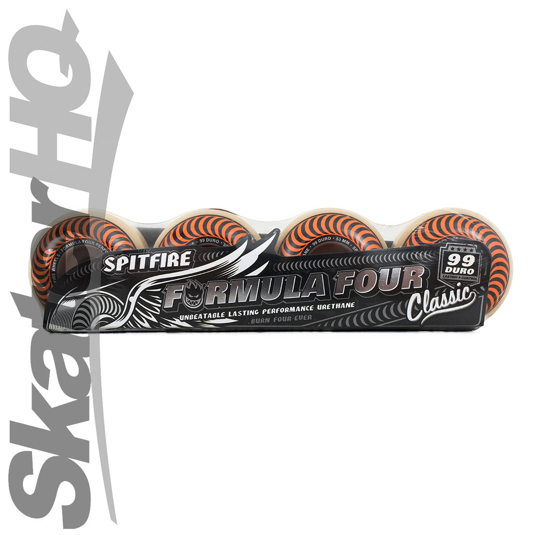 Spitfire Form Four 53mm 99A Classic Swirl - Orange Skateboard Wheels