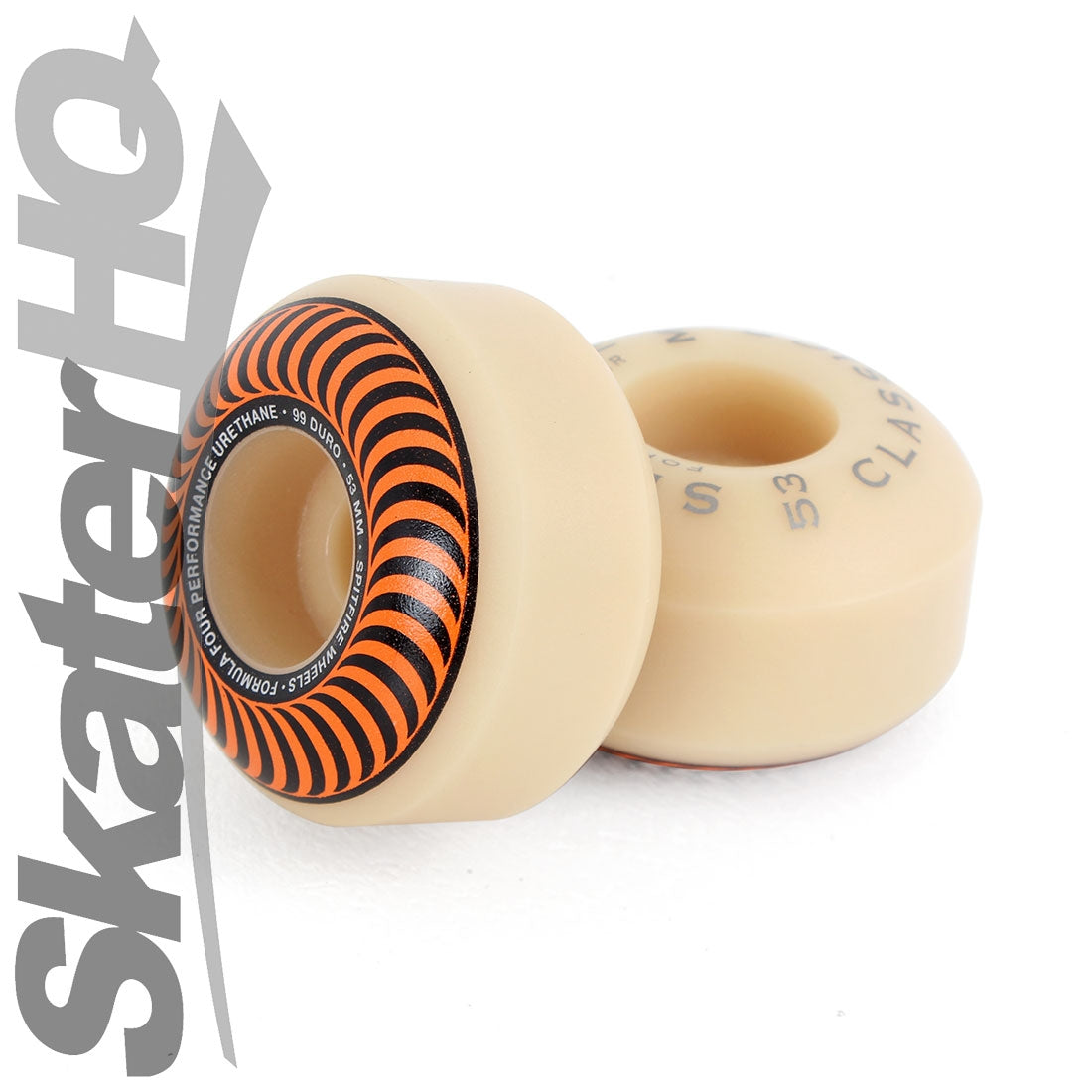 Spitfire Form Four 53mm 99A Classic Swirl - Orange Skateboard Wheels