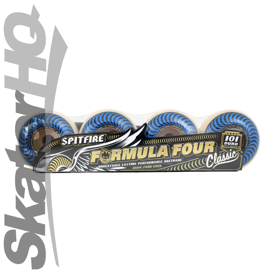 Spitfire Form Four 56mm 101A Classic Swirl - Blue Skateboard Wheels