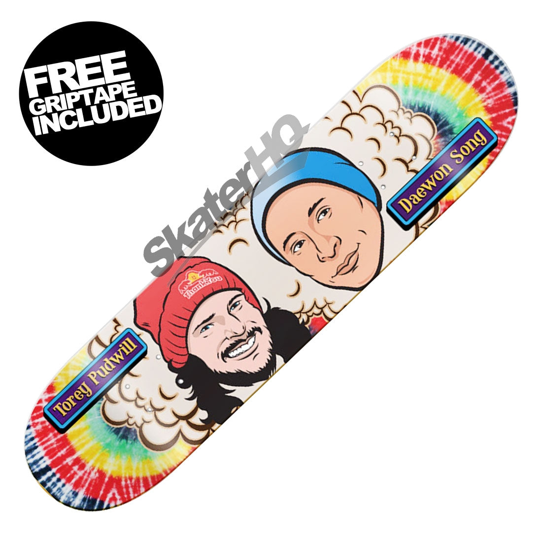 Thank You Buddies Tie Dye 8.0 Deck Skateboard Decks Modern Street