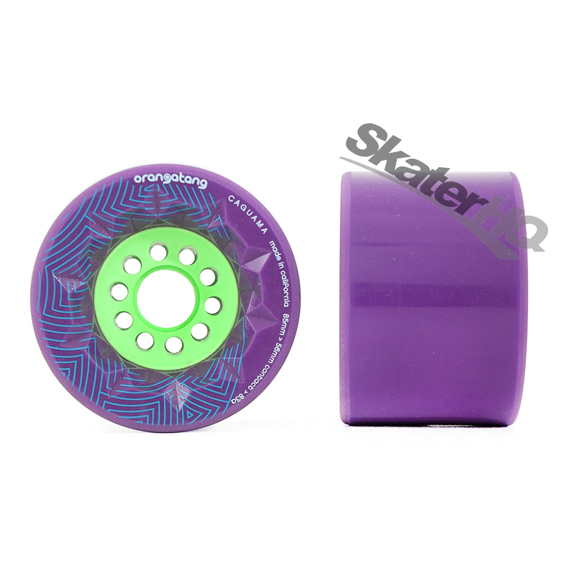 Orangatang Caguama 85mm/83a 4pk - Purple Skateboard Wheels