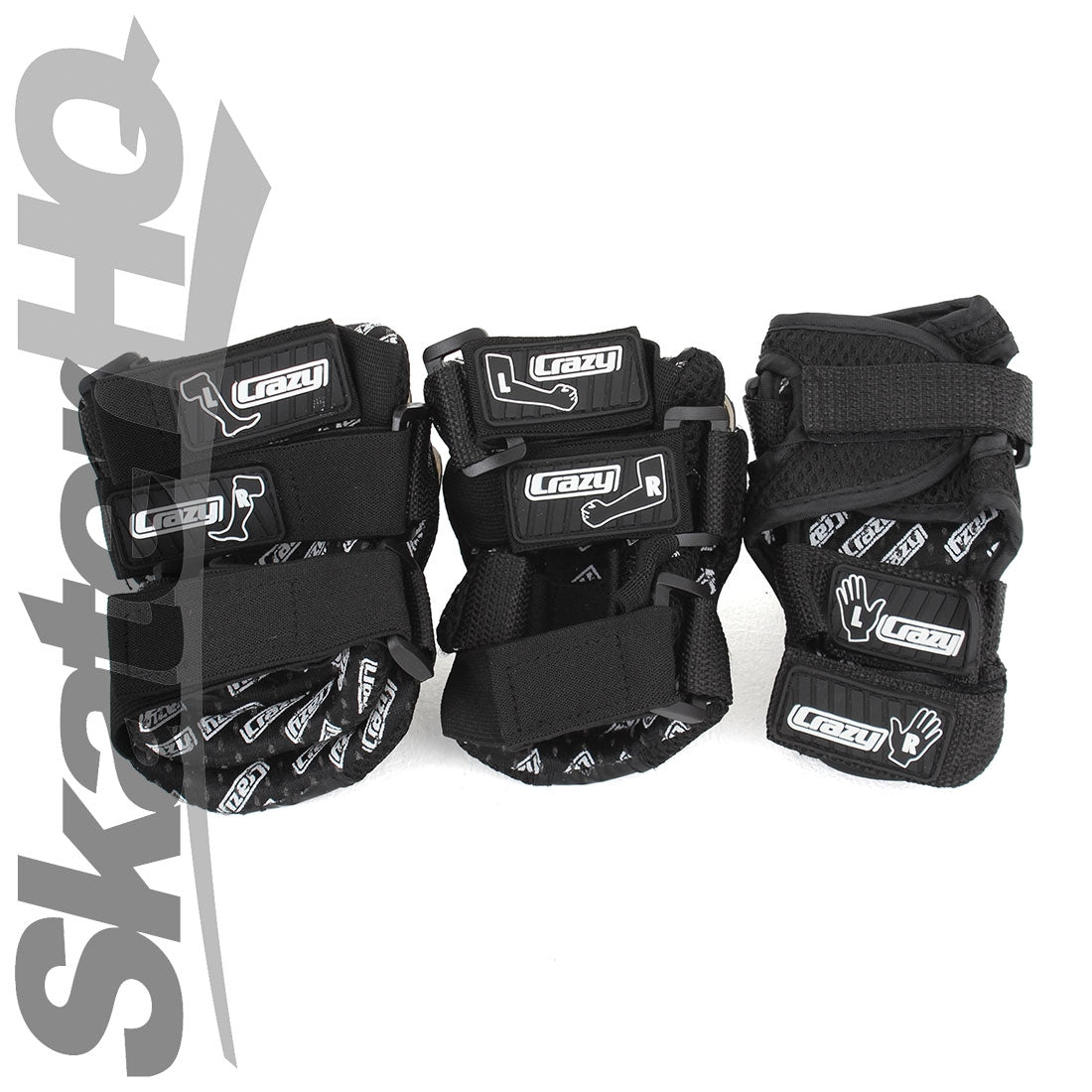 Crazy ProteXion Kids Tri-Pack - Black Protective Gear