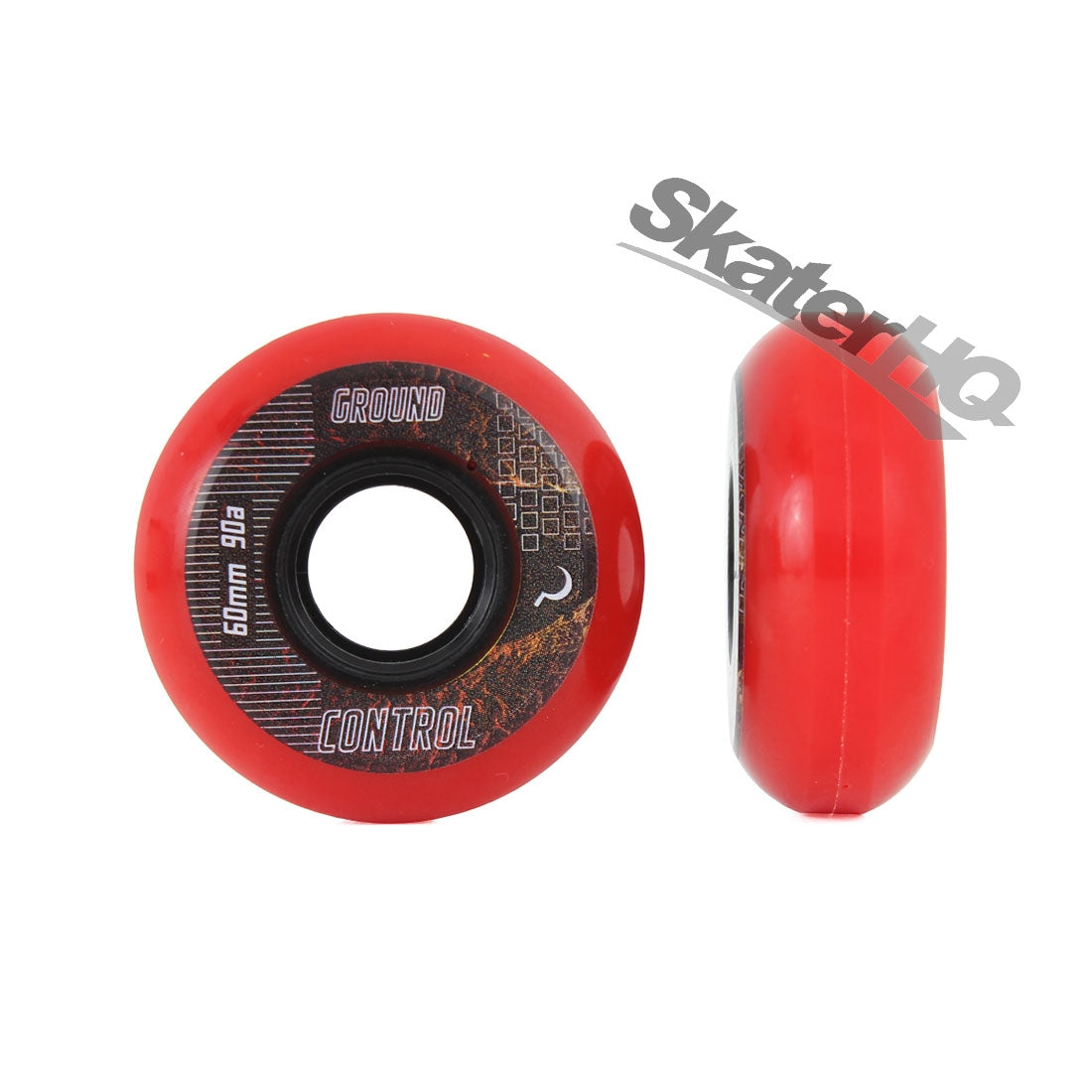 Ground Control CM 60mm/90a 4pk - Red Inline Aggressive Wheels