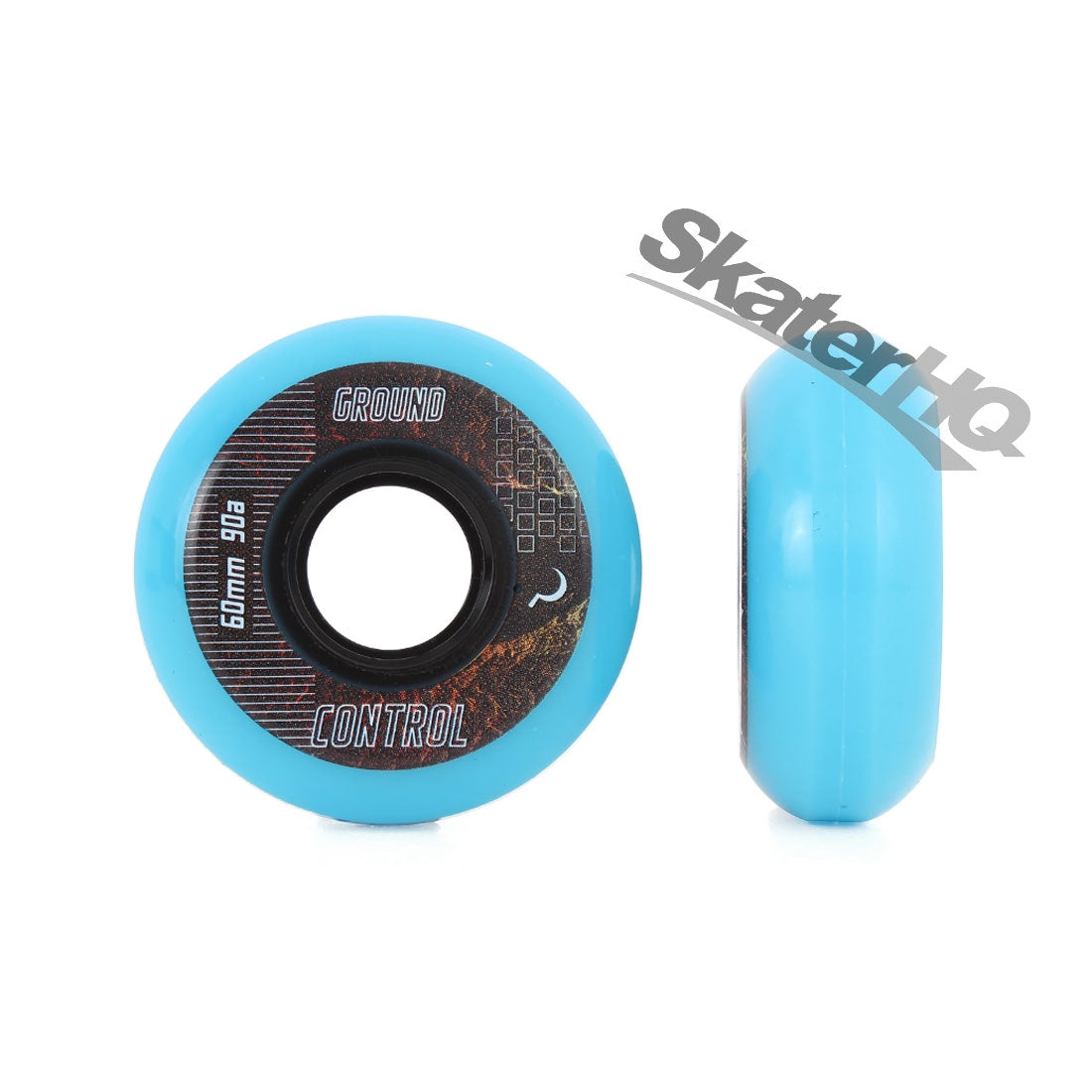 Ground Control CM 60mm/90a 4pk - Turquoise Inline Aggressive Wheels