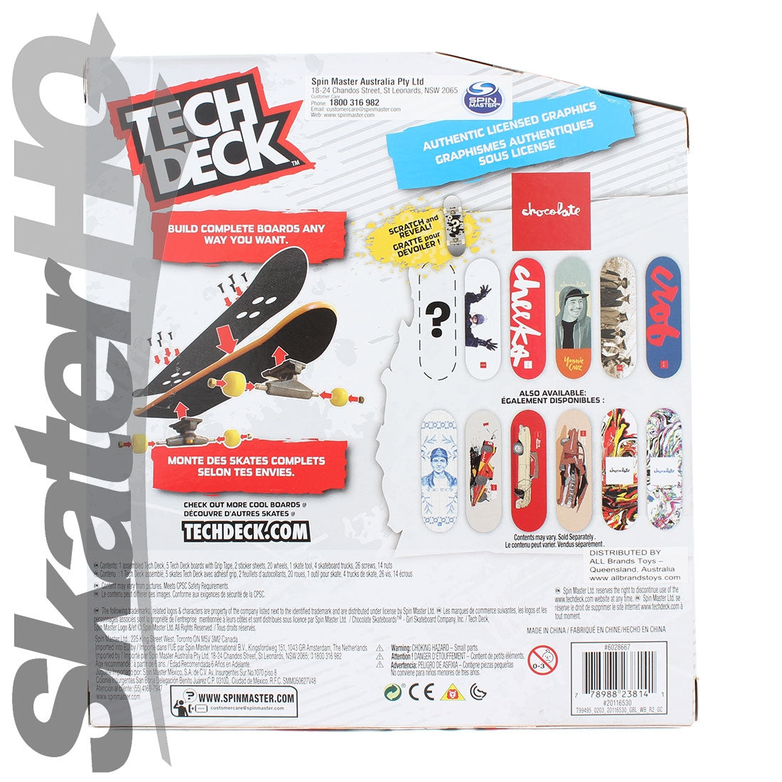 Tech Deck Sk8shop Pack - Chocolate Skateboard Accessories