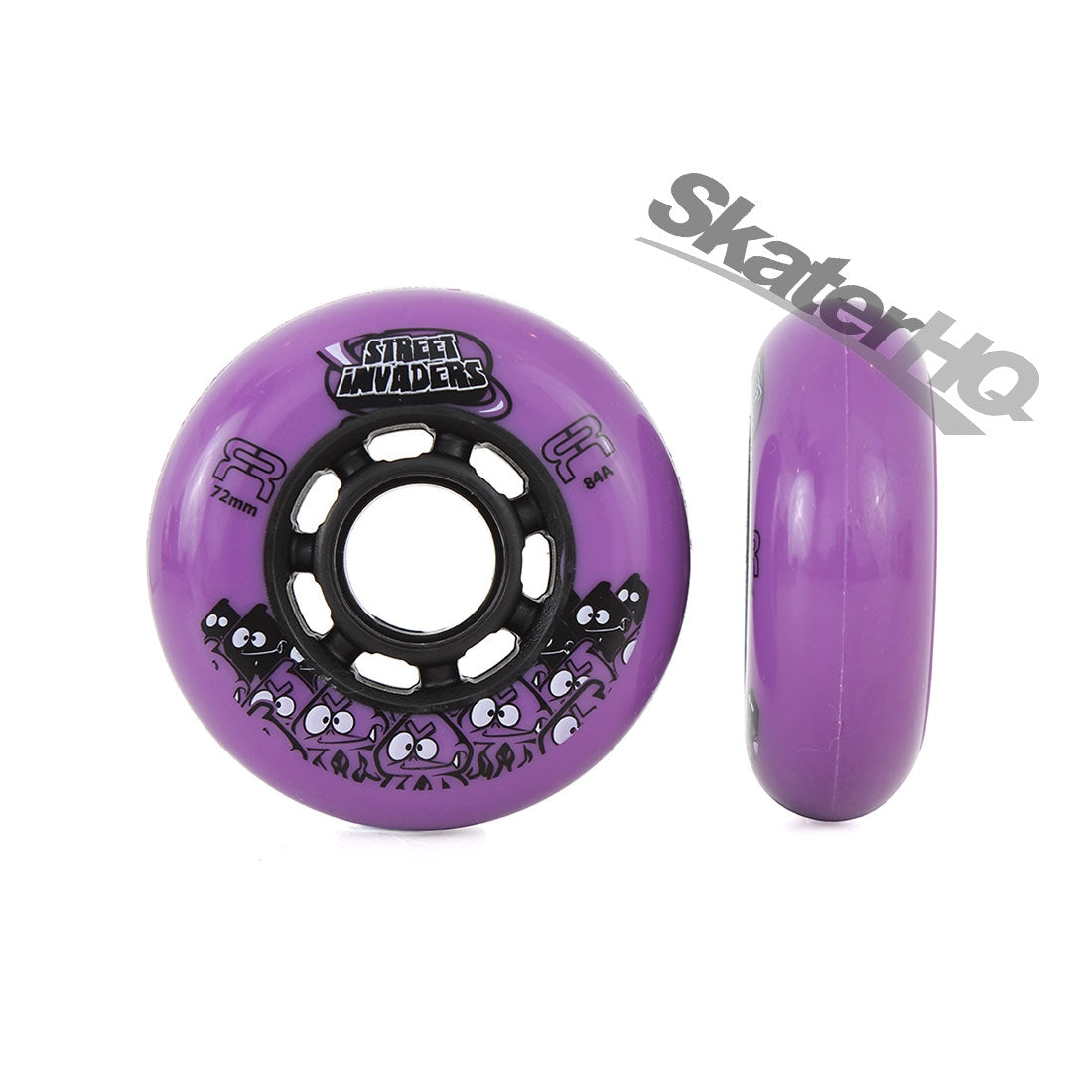 FR Street Invader 72mm 84a 4pk - Purple Inline Rec Wheels