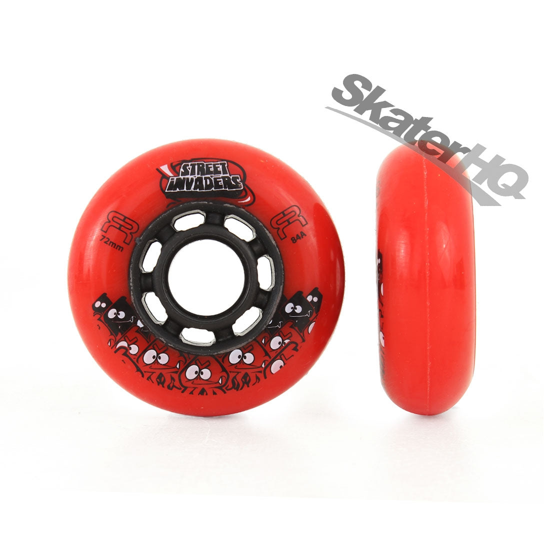 FR Street Invader 72mm 84a 4pk - Red Inline Rec Wheels