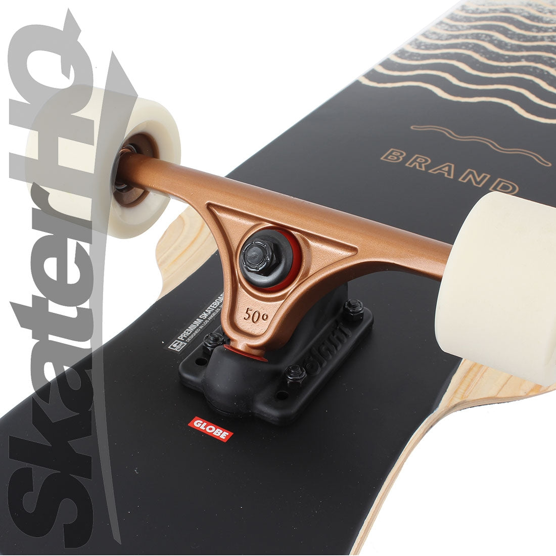 Globe Geminon XL 47 - Spray Wave/Black Copper Skateboard Completes Longboards