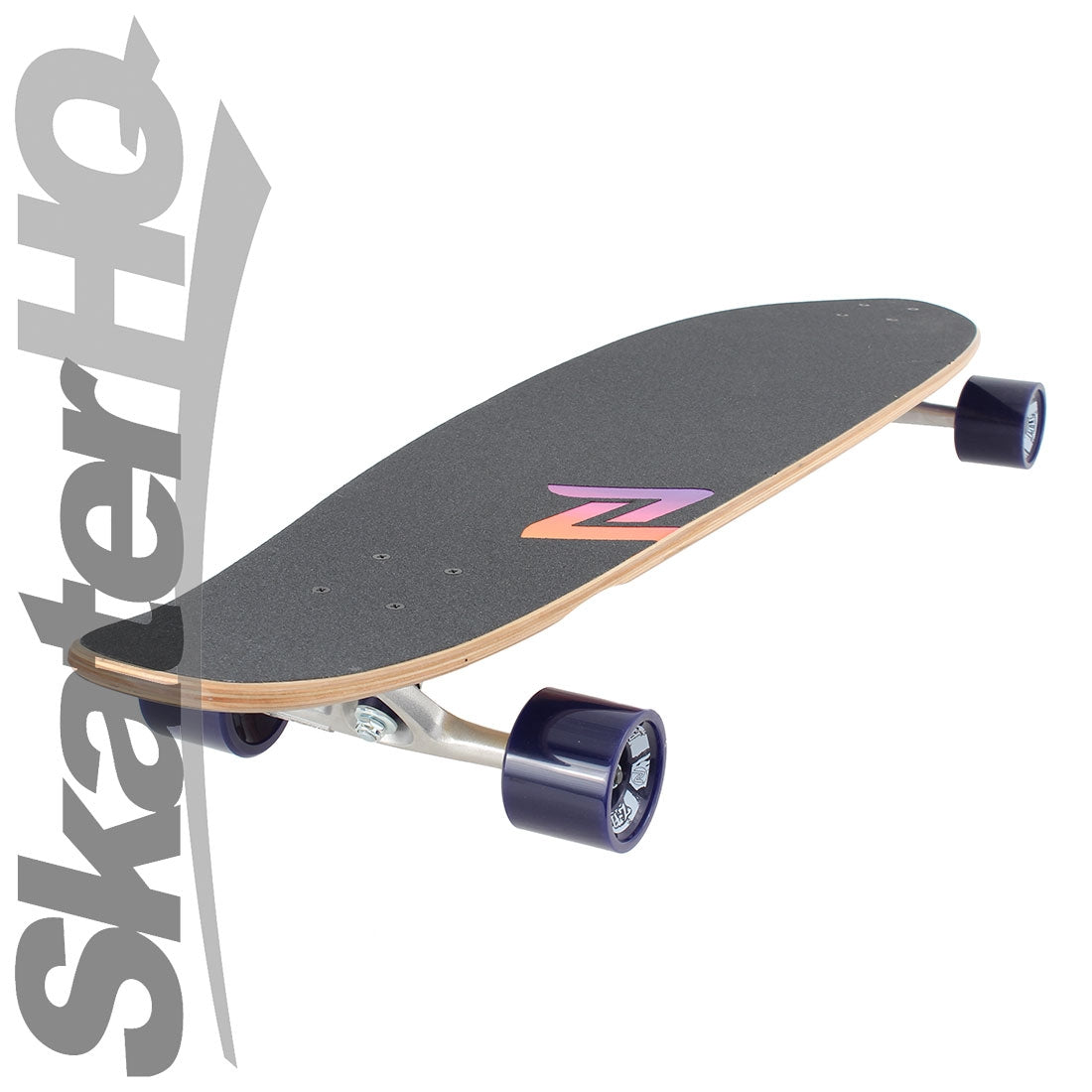 Z-Flex POP 39.5 Roundtail Complete - Purple Fade Skateboard Completes Longboards