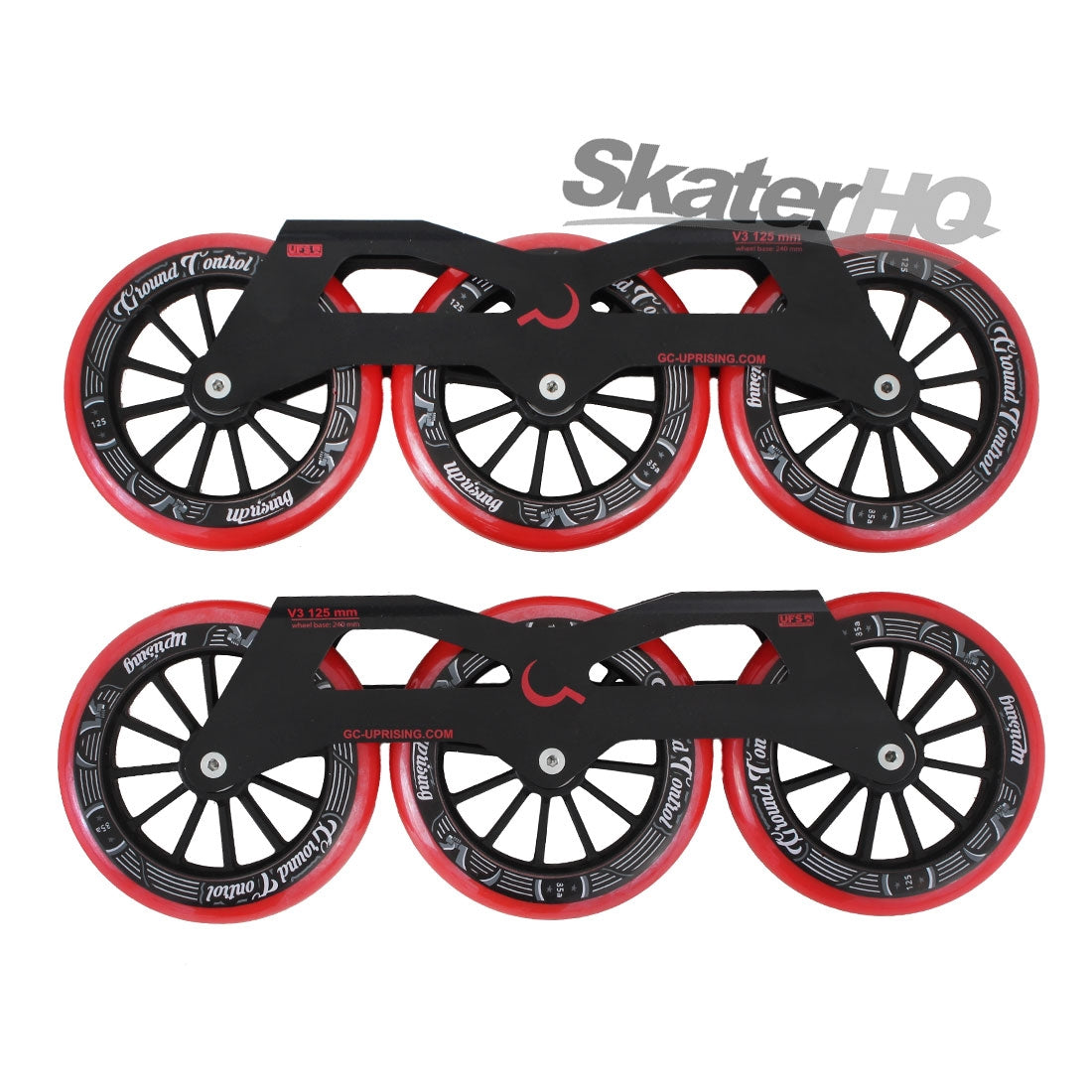 Ground Control FSK 125mm Frame Kit - Red Inline Frames